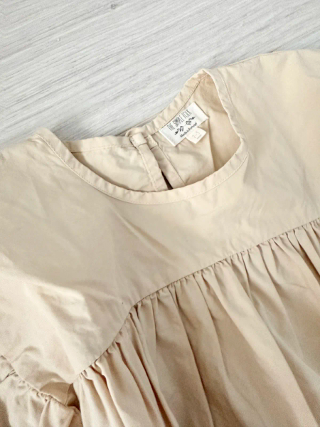 長袖蛋糕裙洋裝(原色） image 1 of 0