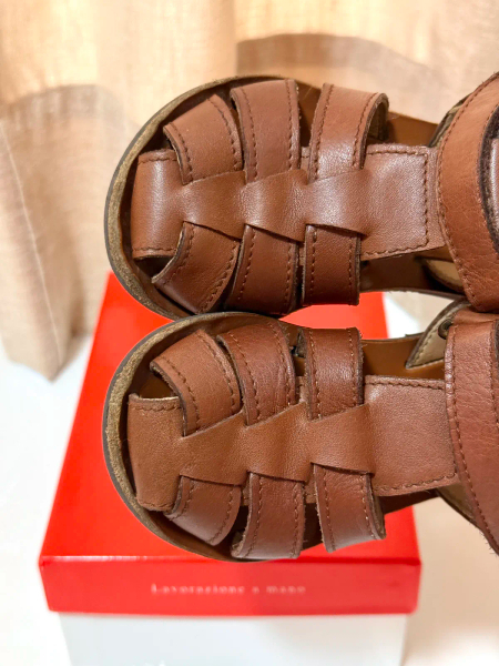 Eureka Ballerina Classic 經典編織涼鞋-深棕 image 1 of 0