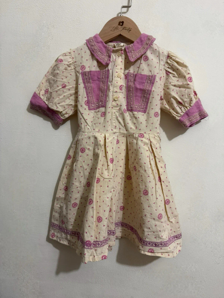 Apolina Kay dress - Resort Calico 甜美復古剪裁洋裝 image 1 of 0