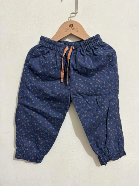 	 Caramel - WOODPIGEON CHILDREN'S COTTON TROUSERS - PIXEL PRINT 3Y image 1 of 0