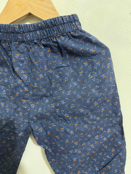 	 Caramel - WOODPIGEON CHILDREN'S COTTON TROUSERS - PIXEL PRINT 3Y image 1 of 0