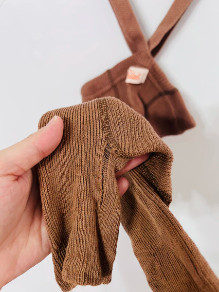 Silly Silas - 復古吊帶短褲 - Granola image 1 of 0