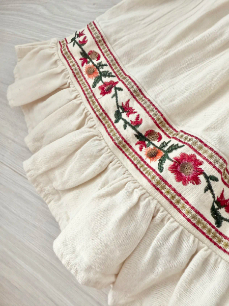 Emboidered Border Dress image 1 of 0