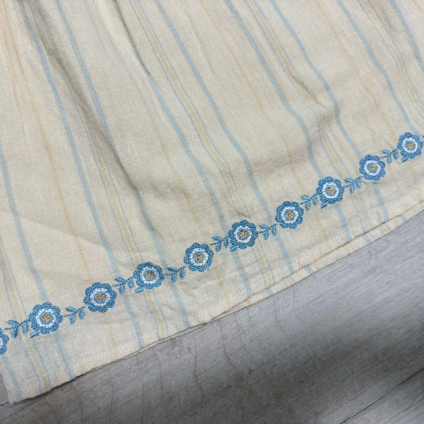 清新藍色小花刺繡洋裝 image 1 of 0