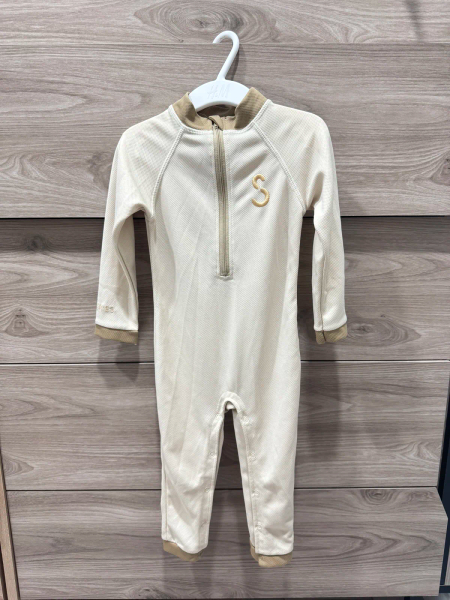 長袖連身泳衣80/86 帽子9m-2Y image 1 of 0