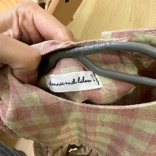 粉紅格紋洋裝 image 1 of 0