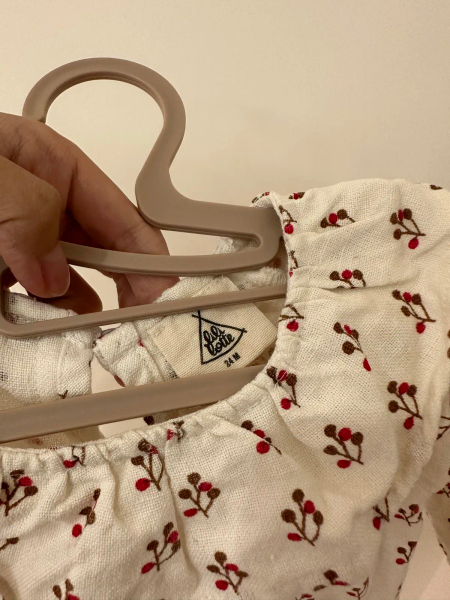 有機棉麻小圓花上衣 image 1 of 0