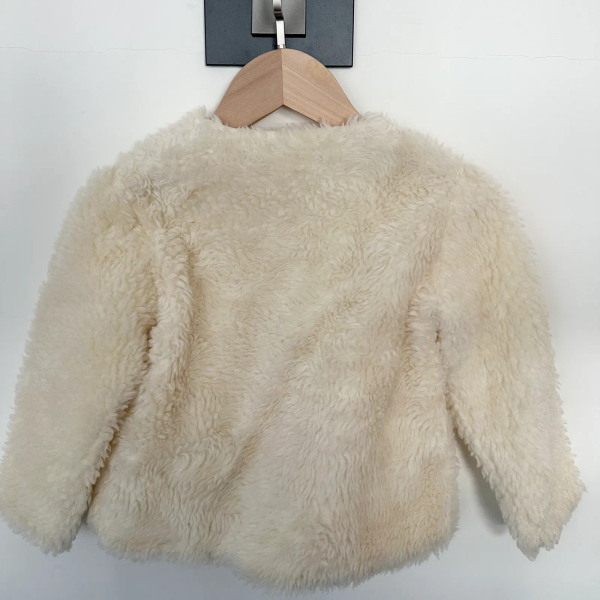 法式圓領羊毛開衫外套 image 1 of 0