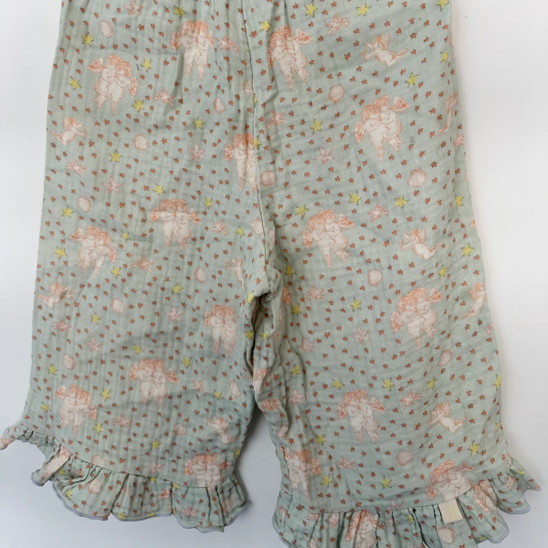 柔軟棉紗荷葉寬褲 image 1 of 0