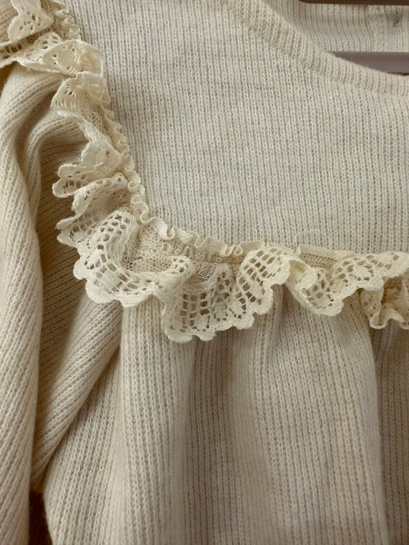 米白長袖包屁衣 image 1 of 0