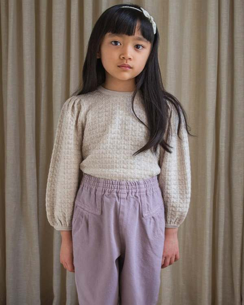 Recycled Responsible Cotton Retro Jeans – Mauve image 1 of 0