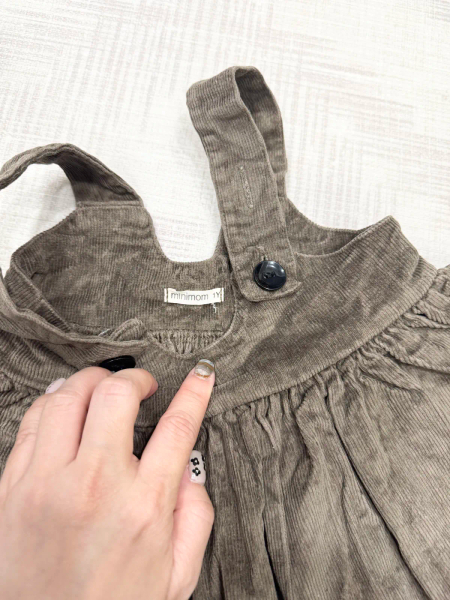 燈芯絨吊帶裙 image 1 of 0