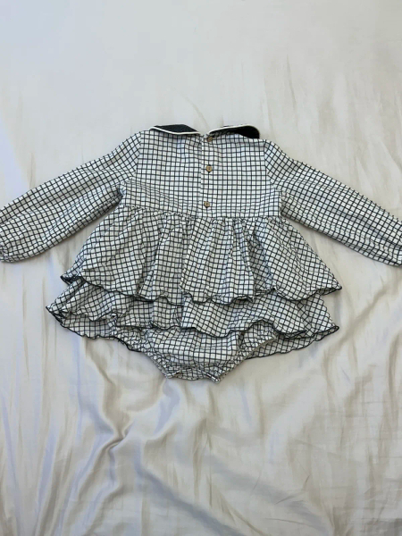 格紋連身裙 image 1 of 0