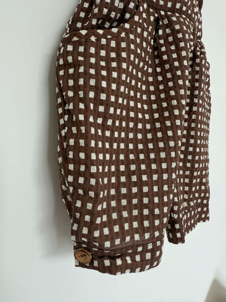 格紋吊帶褲 image 1 of 0