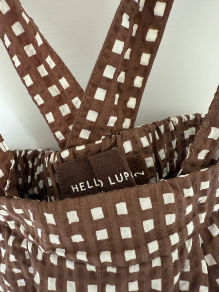 格紋吊帶褲 image 1 of 0