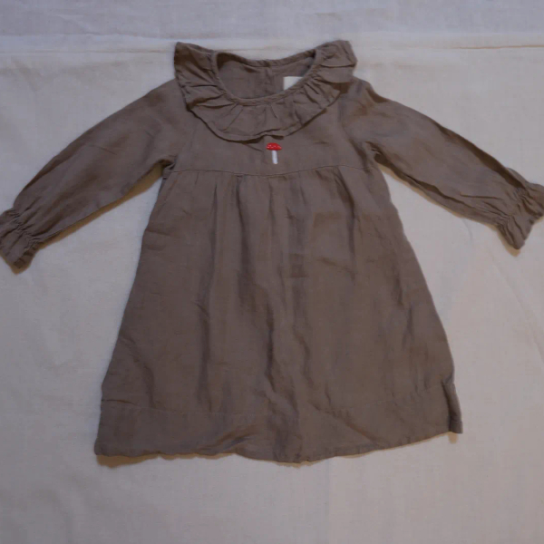 蘑菇刺繡洋裝 image 1 of 0