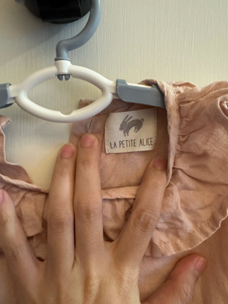 藍莓刺繡公主波浪領洋裝 image 1 of 0