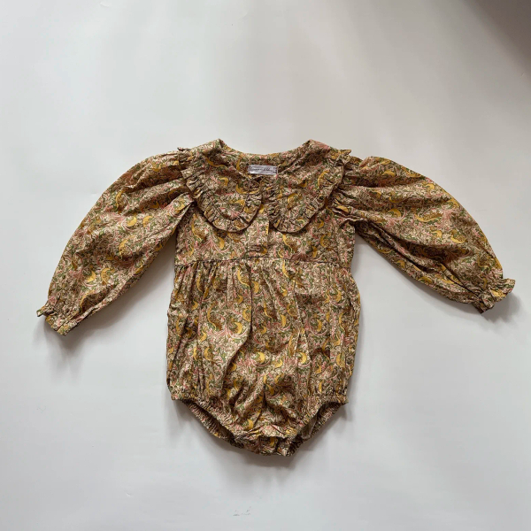 Eden's Awakening Long Sleeve Frilled Collar Bubble Playsuit image 1 of 0