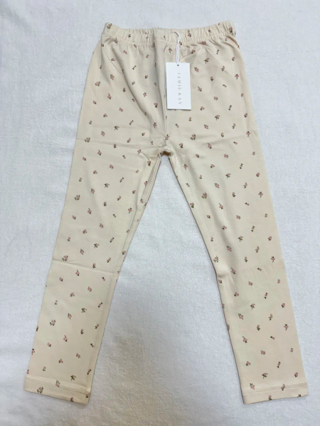 Organic Cotton Everyday Legging- Ditsy Berry Rose  image 1 of 0