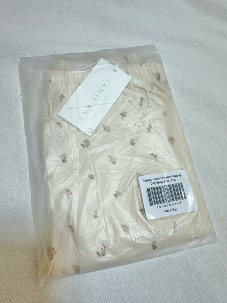 Organic Cotton Everyday Legging- Ditsy Berry Rose  image 1 of 0