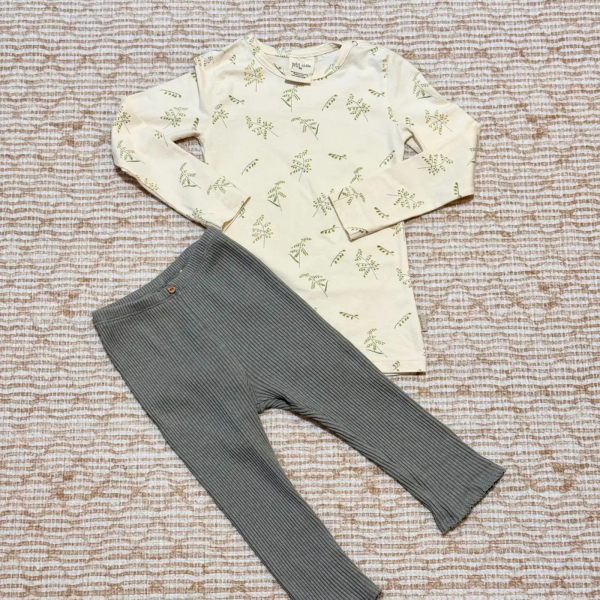 T-shirt L/S Printed PP203 Oat image 1 of 0