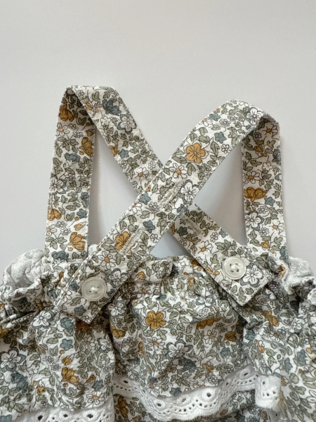 Odetta Frilly Romper image 1 of 0