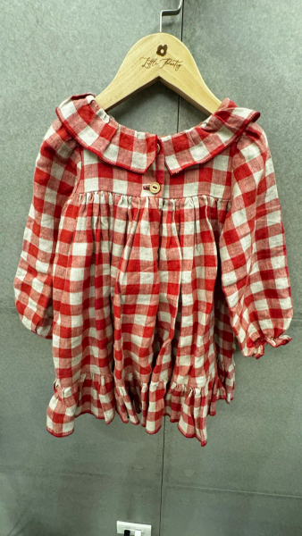 亞麻連身裙 image 1 of 0