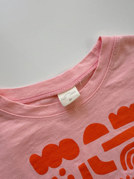 粉桃短版上衣 image 1 of 0