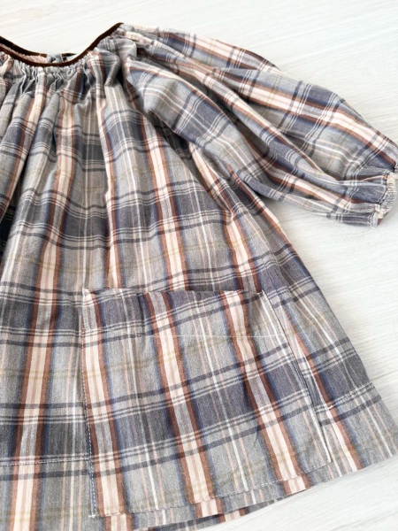 Trend led checked smock dress image 1 of 0