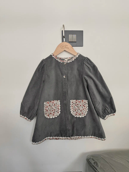 天鵝絨連排扣裙子（Juniper） image 1 of 0