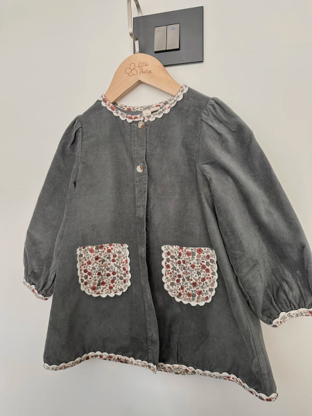 天鵝絨連排扣裙子（Juniper） image 1 of 0