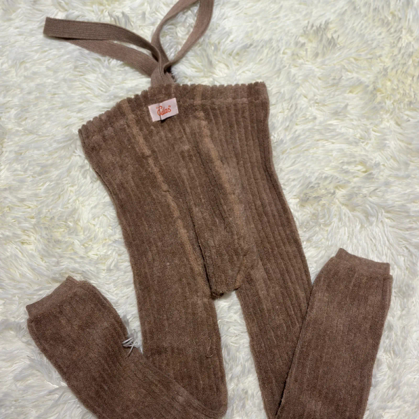 Peanut Blend 復古泰迪吊帶褲 image 1 of 0