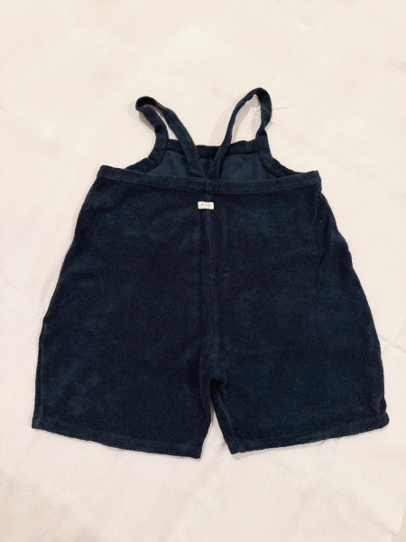 寬鬆毛巾吊帶褲_ image 1 of 0