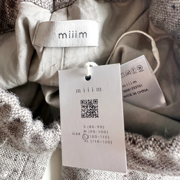 pin tuck tweed pants image 1 of 0