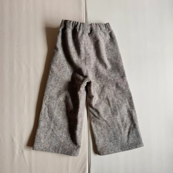 pin tuck tweed pants image 1 of 0