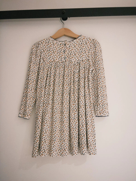 Organic Pointelle Maya Dress-Prairie Floral image 1 of 0