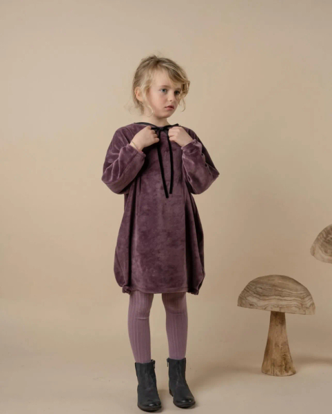 Lea Dress Long Sleeveed - Velvet Viola  image 1 of 0