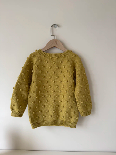 爆米花針織外套（芥末黃） image 1 of 0