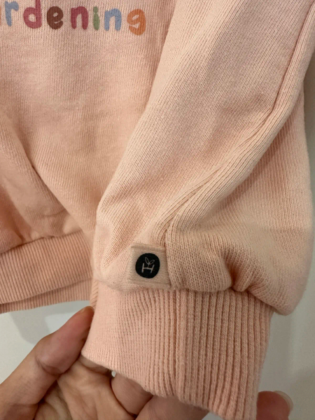 日常簡約粉色大學T image 1 of 0