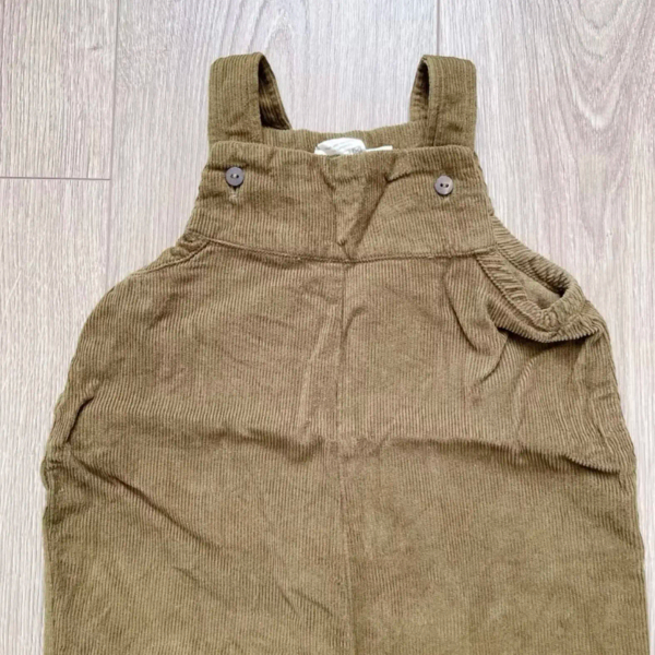 寶寶燈芯絨吊帶褲 18m 86cm image 1 of 0