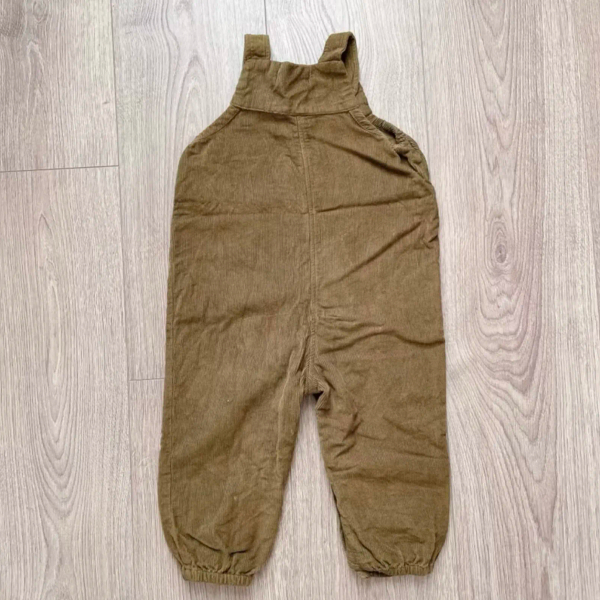 寶寶燈芯絨吊帶褲 18m 86cm image 1 of 0