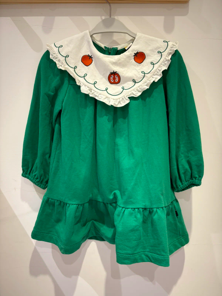 綠蕃茄造型領洋裝 image 1 of 0