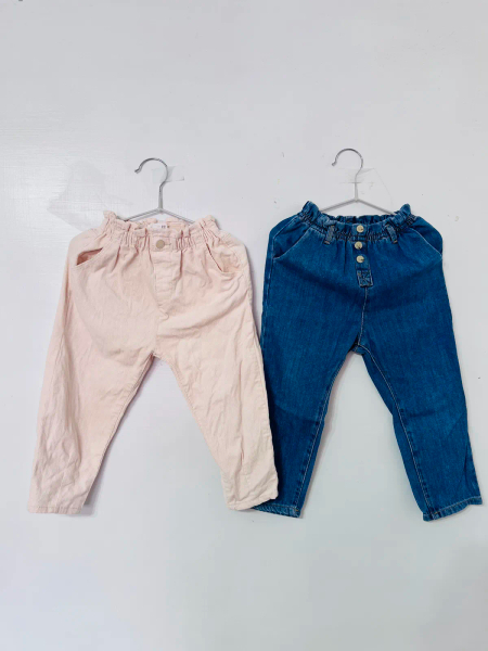 ZARA牛仔褲👖2件+1件mini pouce贈👖 image 1 of 0