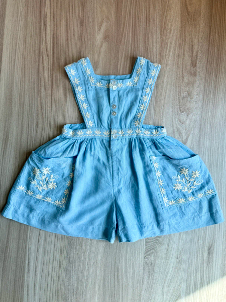 刺繡連身褲 image 1 of 0