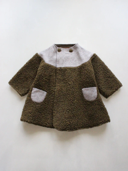 Duble Bell Coat - Mossy Cloud/Winter Smoke image 1 of 0