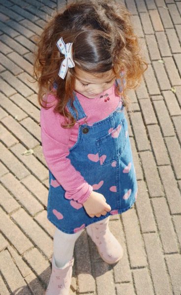 Margot Overall Dress牛仔愛心吊帶裙 image 1 of 0