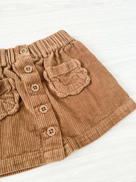 Skirt Poches Fleurs Macadamia image 1 of 0