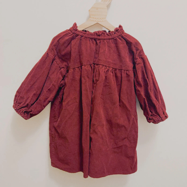 酒紅色洋裝 image 1 of 0