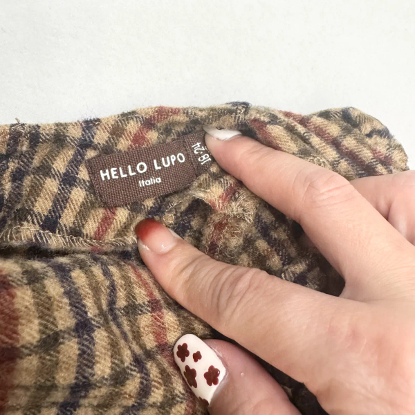 格紋羊毛上衣 image 1 of 0