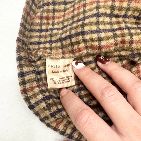 格紋羊毛上衣 image 1 of 0